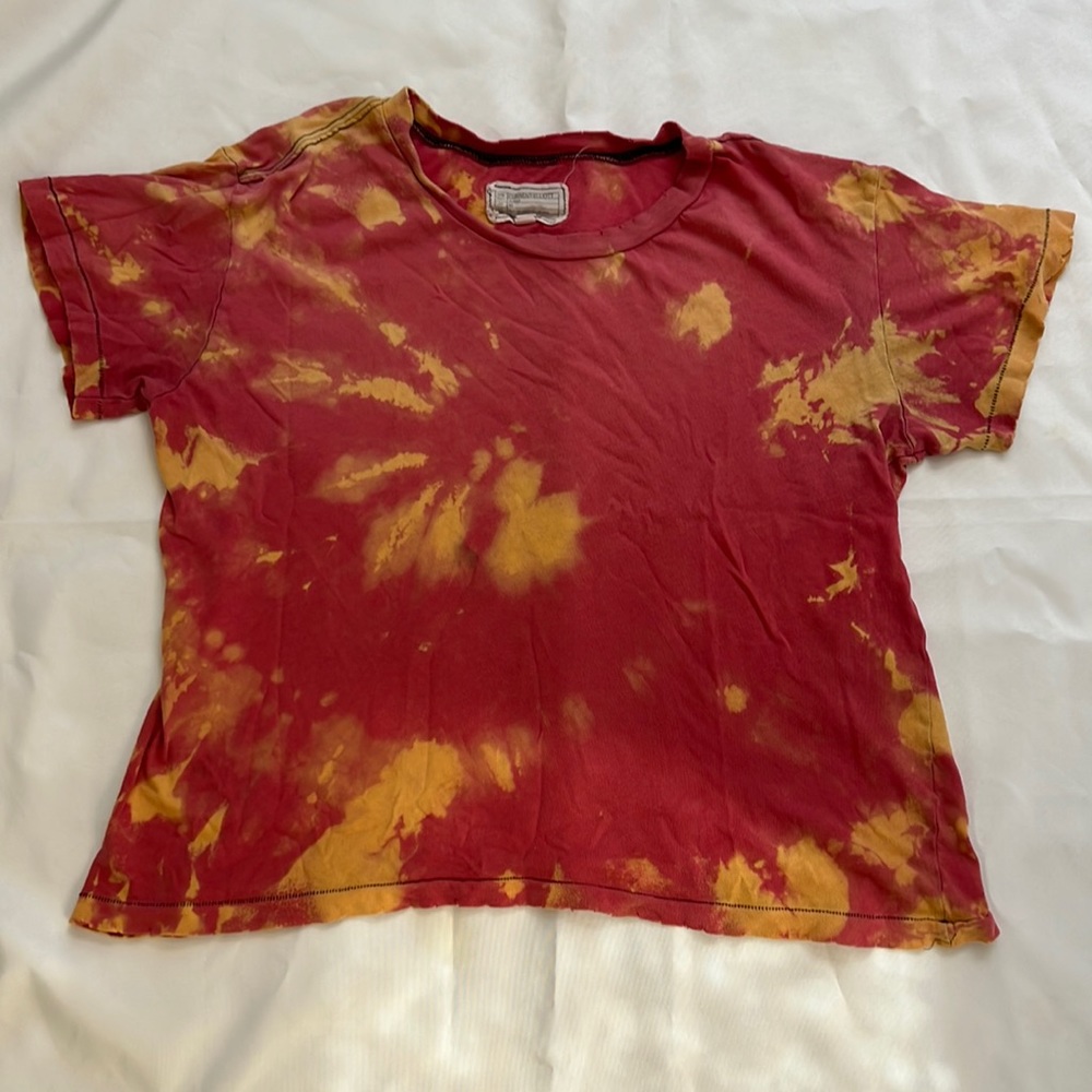 Current/Elliot red/yellow/gold tie dye t-shirt
